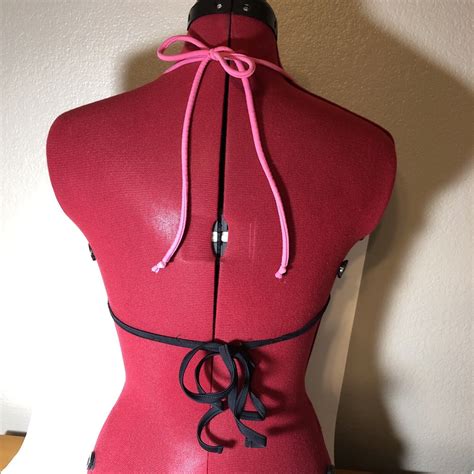 Malibu Dream Girl String Bikini Top Padded With Skull Gem