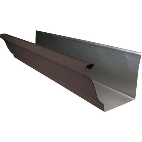 Norwesco In X Ft K Style Brown Galvanized Gutter Do It Best