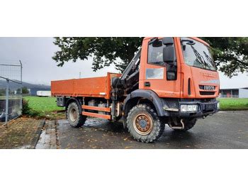 Iveco ML110 220 4x4 Mit Kran Funk For Sale Dropside Flatbed Truck