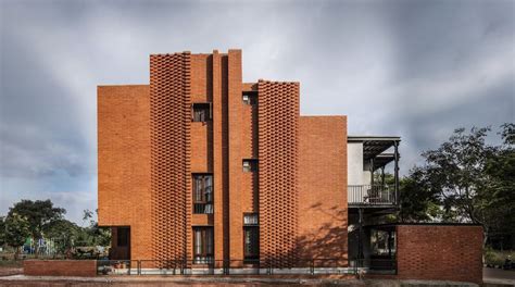 Intricate Red Brick Facades Corbel House