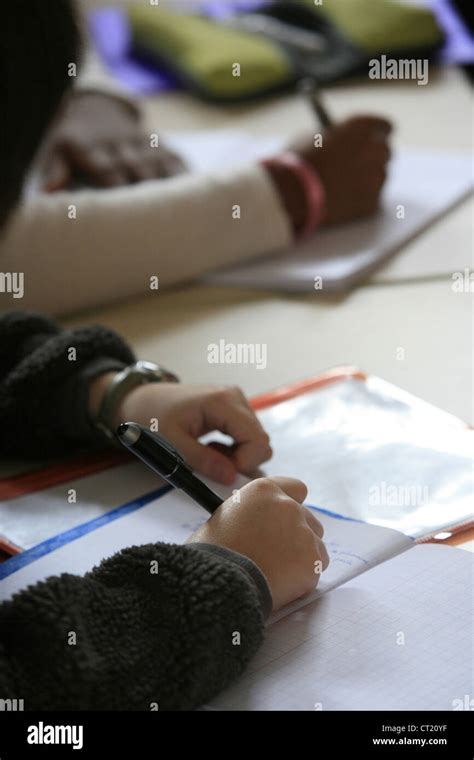 High School Class Stock Photo Alamy