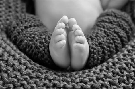 Premium Photo Close Up Picture Of New Born Baby Feet Tiny Newborn