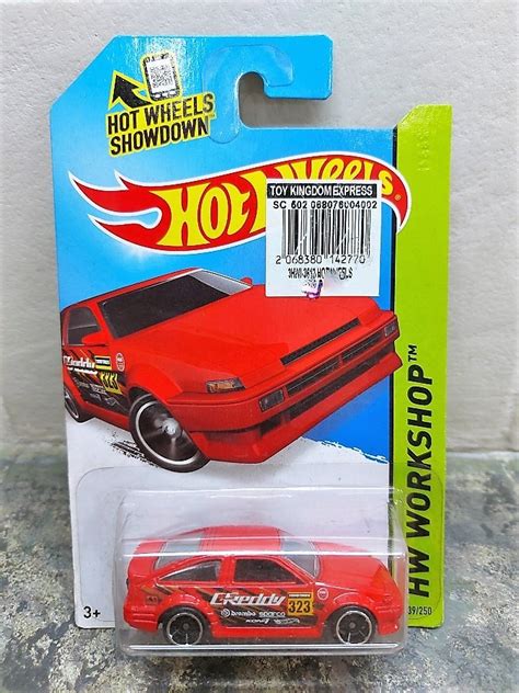 Toyota Ae Corolla Trueno Hot Wheels Hw Workshop Series Hobbies Toys Toys Games