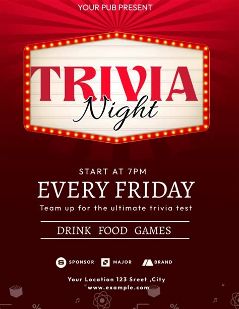 Trivia Night Flyer