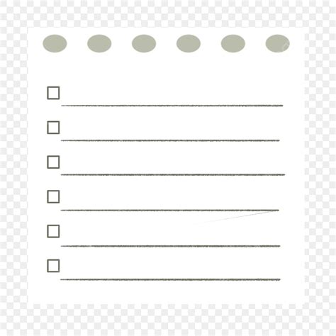 White Post It Note Png