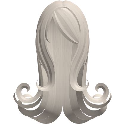 Elegant Light Blonde Long Curls Hair W Bangs Roblox