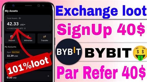 SignUp 40 Per Refer 40 Bybit Loot No KYC Bybit Exchange NEW Big