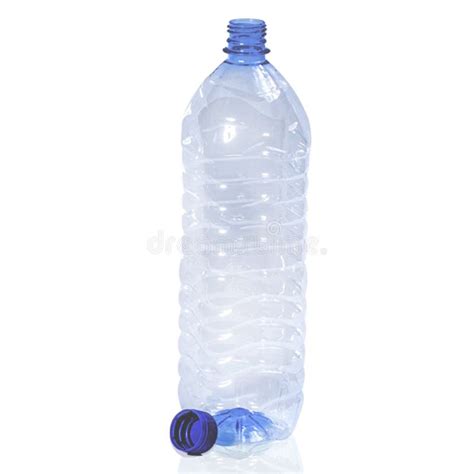 Bottiglia Di Plastica Vuota Isolata Su Bianco Immagine Stock Immagine