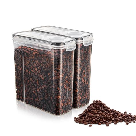 Sorbus Airtight Coffee Bean Storage Containers - Beans Fresh - Walmart.com