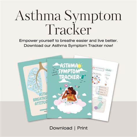 Asthma Symptom Tracker - Printable and Customizable Respiratory Health