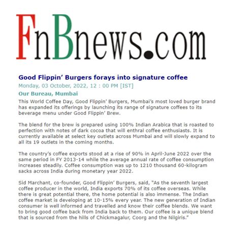 In The News Good Flippin Burgers