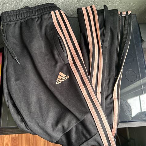 Adidas Womens Black Joggers Tracksuits Depop