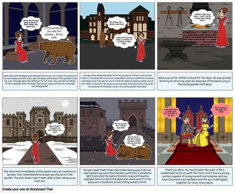 Beauty And The Beast Storyboard By F E B B