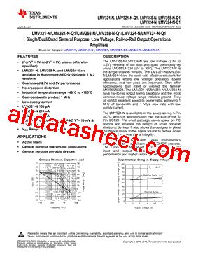 Lmv Q Ma Nopb Datasheet Pdf Texas Instruments