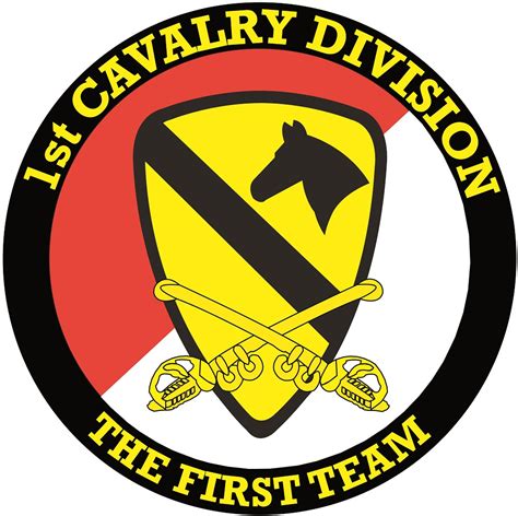 st cavalry division  sabres decal  army unit decals