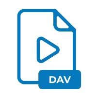 how to view a dav file