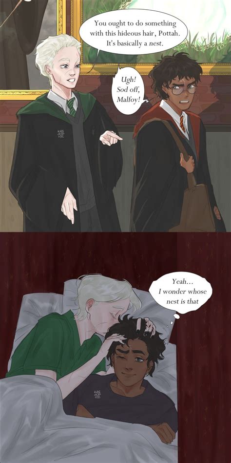Draco And Harry Harry Potter Comics Harry Potter Anime Gay Harry Potter