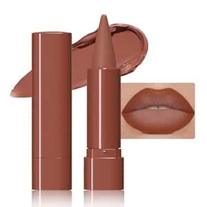 Amazon Evpct Nude Brown Matte Lip Liner And Lipstick Combo Set For Women Long Lasting