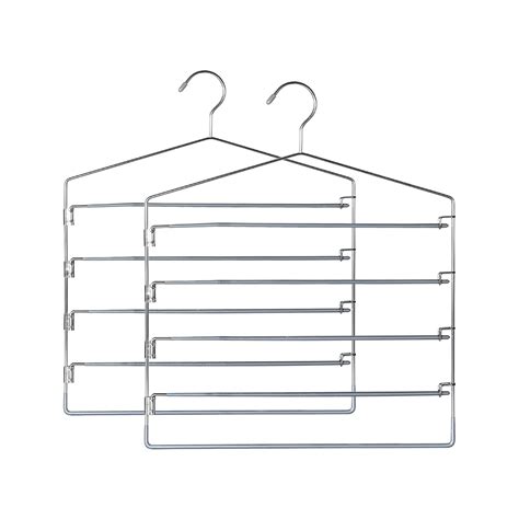 Kahgkids Rack Pieces Hangers 2 Pants Swing Pants Hanger Closet Hangers