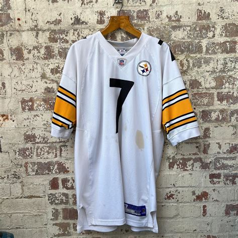 White Steelers NFL Reebok Jersey White NFL Reebok... - Depop