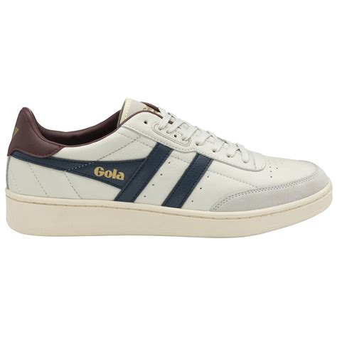 Buy Gola Contact Leather Off Whitenavy Trainers Online From Gola