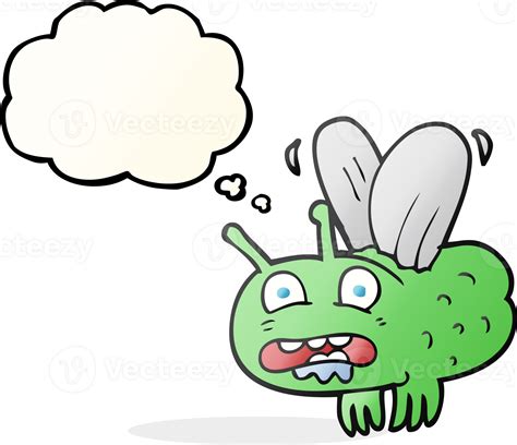 Thought Bubble Cartoon Fly 36493783 Png