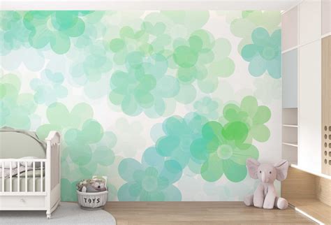 forest wallpaper nursery 4
