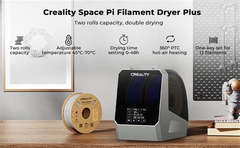 Creality Space Pi Filament Dryer Plus Two Rolls Capacity Mm