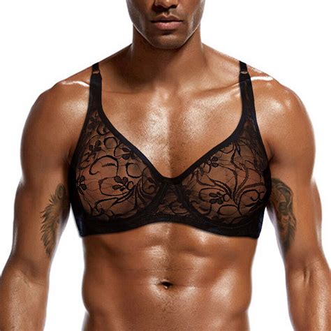 Sissy Mens Bras Lace Bra Underwired Brassiere Flat Chested Crossdreser Lingerie Ebay