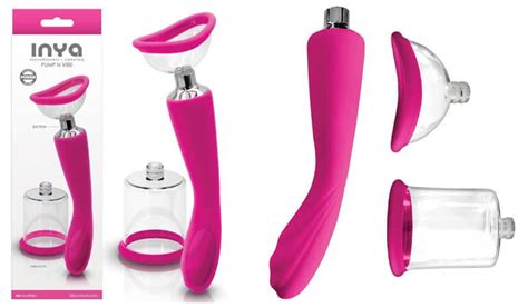 INYA Silicone Rechargeable Pump And Vibe Modern Sex Toys
