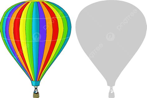 Hot Air Balloon Vector Hd PNG Images Hot Air Balloon Print And Create