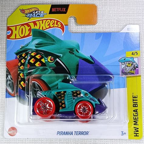 Hot Wheels Piranha Terror Collectible Model Car Miniature Gift Item For Car Collectors Etsy