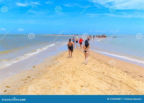 Sand Path Of Coroa Vermelha Beach Editorial Photography Image Of