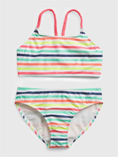 Çizgili Mayo Bikini Seti gap