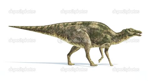 Maiasaura Dinosaurier Fotorealistische Darstellung Stockfoto