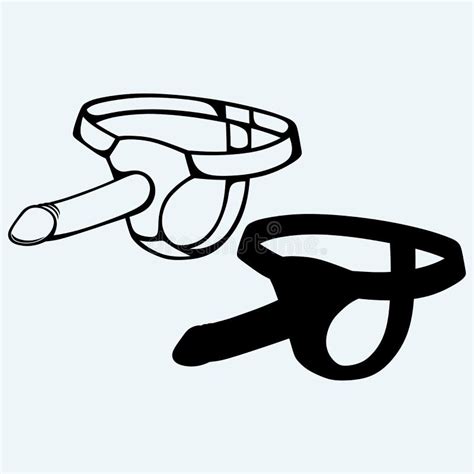 Sex Toy Strapon For Role Play Stock Vector Illustration Of Contour Concept 59015587