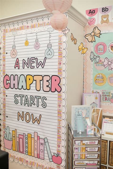 pastel classroom decor idea