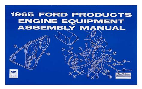 1965 All Makes All Models Parts Fd6155 1965 Ford Production Engine Equipment Assembly