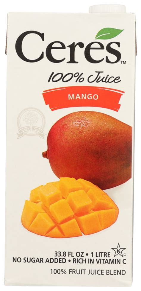 Ceres All Natural Pure Fruit Juice Blend Mango Gluten Free