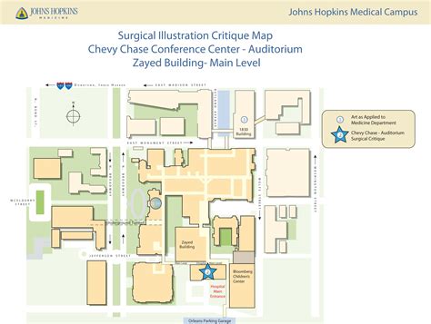 Johns Hopkins Hospital Map