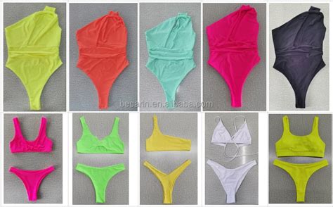 Swimwear Factory Classic Triangle Women Bikini With Low Moq Custom Printed Swimwear For Girl