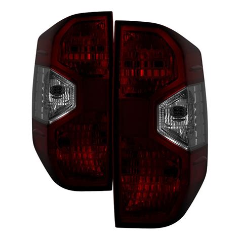 Xtune Toyota Tundra 2014 2018 Oem Style Tail Lights Dark Red