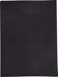 Amazon JAM PAPER 9 X 12 Open End Catalog Envelopes Smooth Black