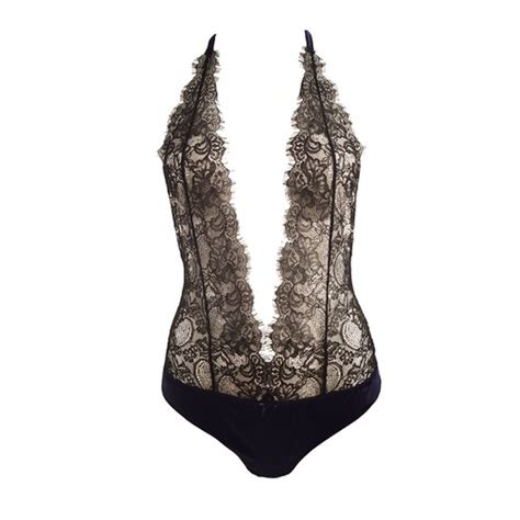 Body en dentelle et satin Badines Lingerie 20 bodys pour être chic en lingerie Elle