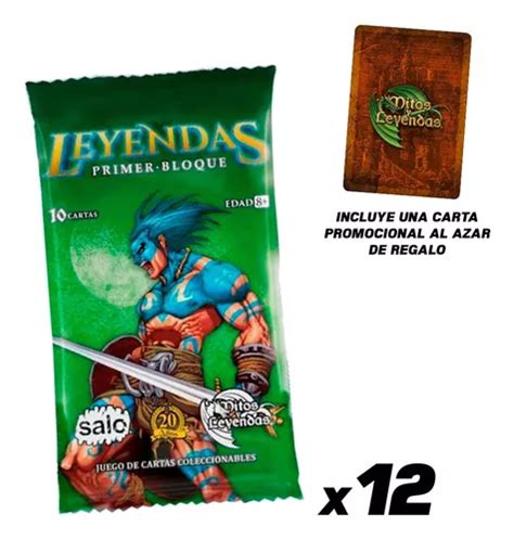 Pack Sobres Leyendas Primer Bloque Myl Cuotas Sin Inter S