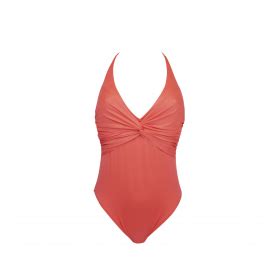 Maillot De Bain Une Pi Ce Nageur Maintien Antigel La Starlette Star Corail Falbalas Lingerie