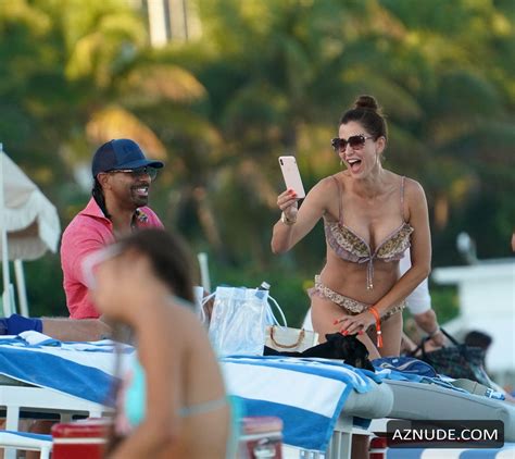 David Haye Enjoys A Day In The Sun At A Beach Party In Miami Beach Alongside His Bikini Clad Ex