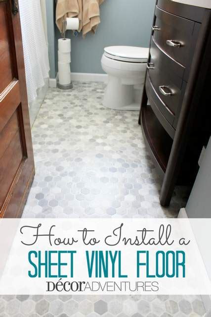 How-to-Install-Sheet-Vinyl-Floor » Decor Adventures