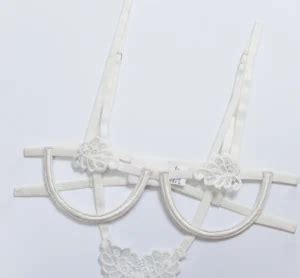 Hollow Out Underwear Erotic Strappy Lingerie Bodysuit Sexy Whore Costumes Sm Bondage Series