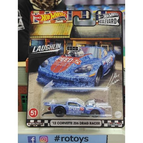 Hot Wheels Premium Corvette Z Drag Racer Boulevard Shopee Malaysia
